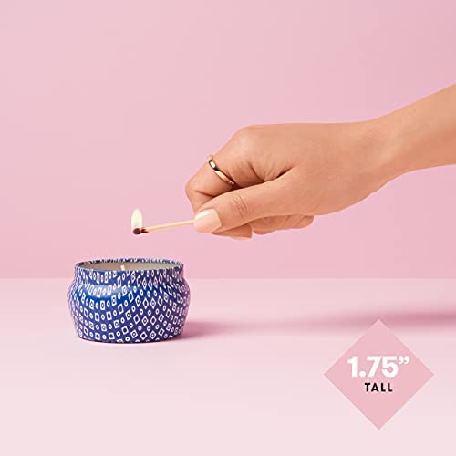 Capri Blue Aloha Orchid Scented Candle - Blue Mini Tin Jar Candle - Luxury Aromatherapy Candle with Soy Wax Blend (3 oz) - Image 4
