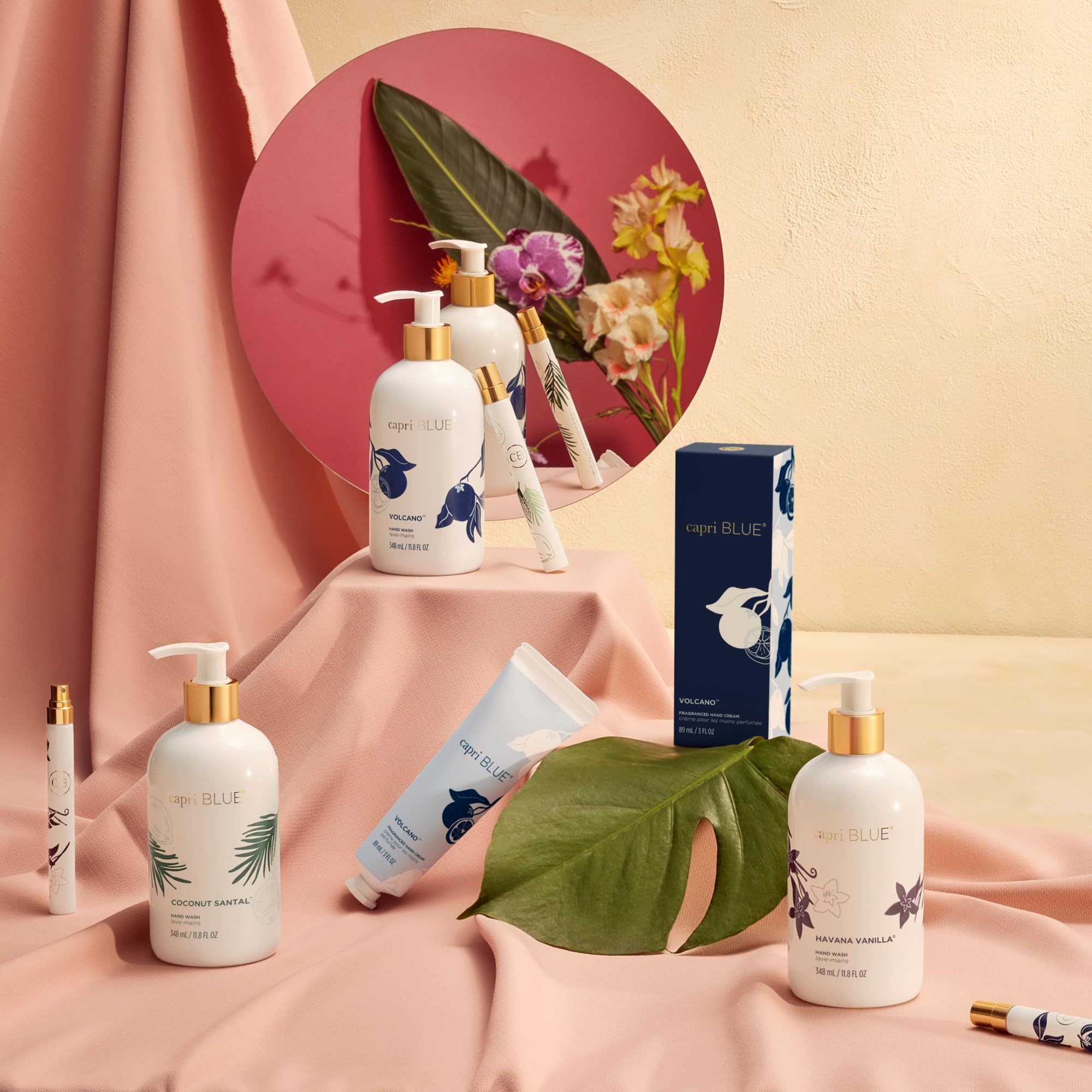 Capri Blue Moisturizing Hand Creams Travel Size – Flora Edit Collection – Nourishing Hand Creams for Dry Cracked Hands with Jojoba Oil & Shea Butter – Skin Care (Havana Vanilla 3, oz pack of 2) - Image 6