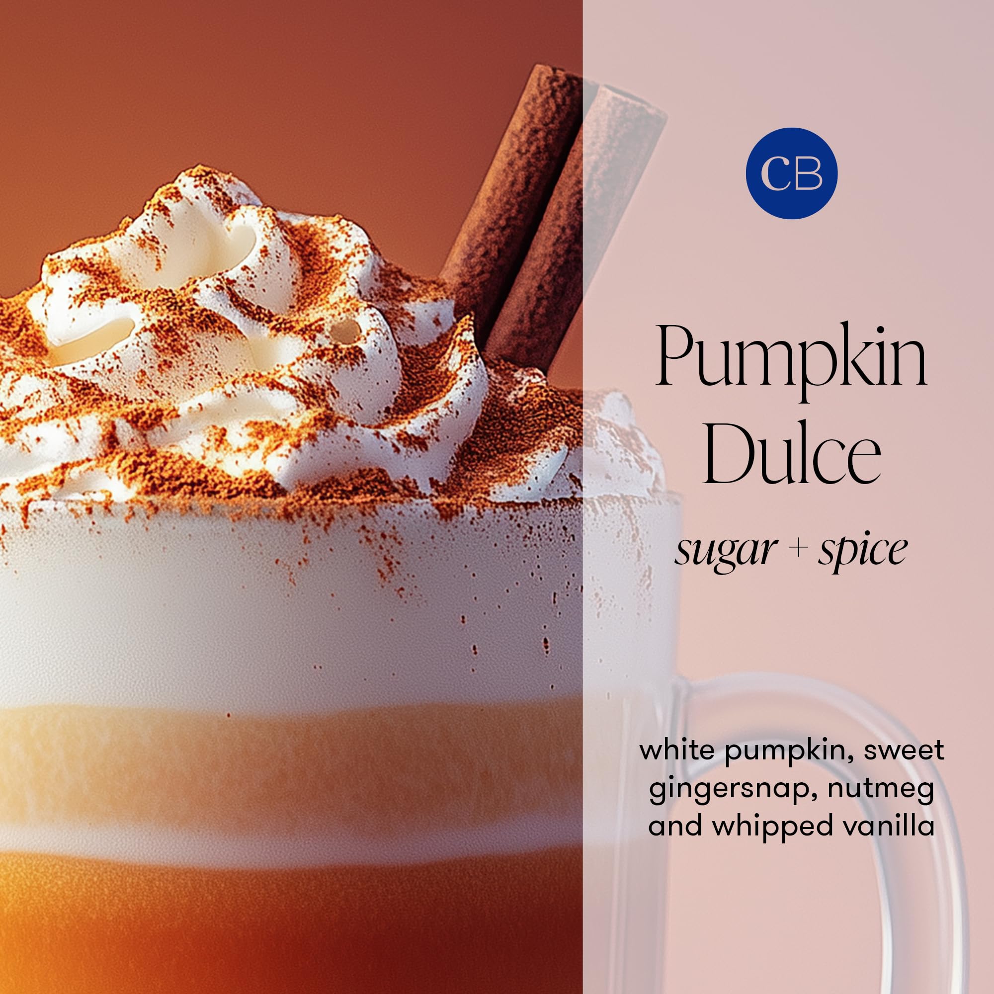 Capri Blue Holiday Mercury Jar Candle - Soy Blend - Fall Candles for Home Scented with White Pumpkin, Nutmeg & Vanilla - Pumpkin Candle for Fall Decor - Signature (Pumpkin Dulce, 19 oz) - Image 3