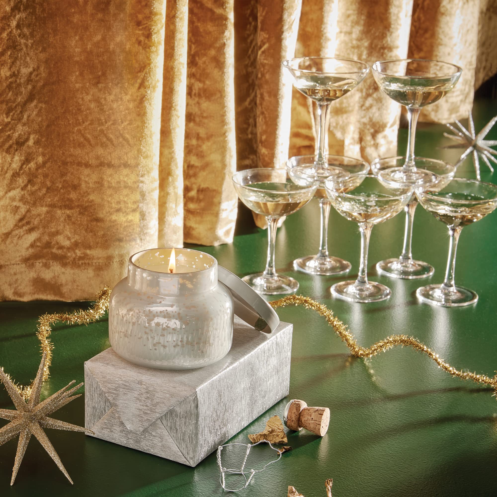 Capri Blue Holiday Mercury Jar Candle - Soy Blend - Fall Candles for Home Scented with White Pumpkin, Nutmeg & Vanilla - Pumpkin Candle for Fall Decor - Signature (Pumpkin Dulce, 19 oz) - Image 5