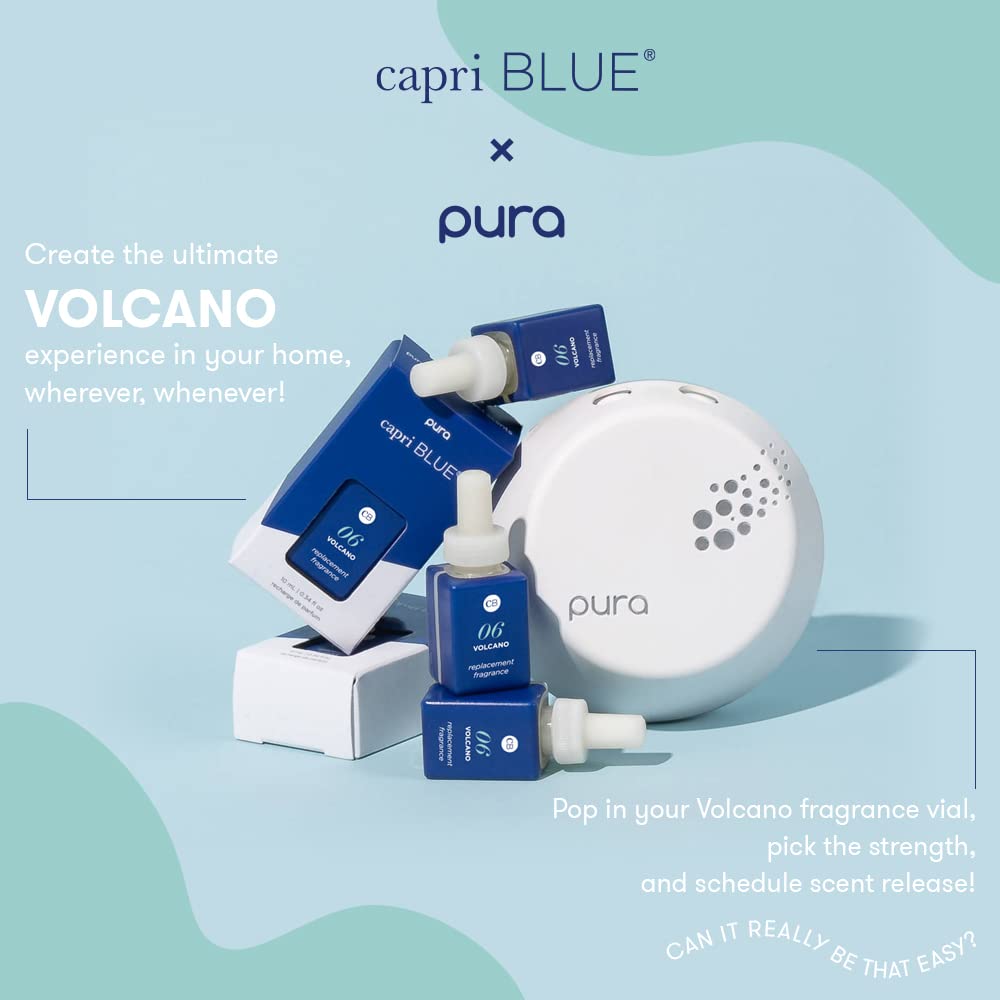 Capri Blue Pura Smart Home Plug-in Diffuser Refills – Includes 2 Capri Blue Pura Refills for Plug In Diffusers for Home - Long Lasting Luxury Scents - Volcano (Pack of 2) - Image 5