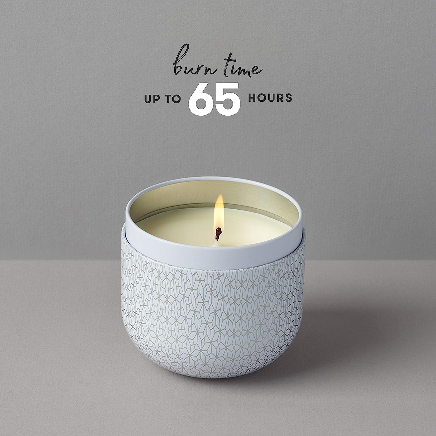 Capri Blue Scented Candle with Muse Tin Holder - Luxury Candles for Home Scented with Tropical Fruits & Sugared Citrus - Long Lasting Soy Wax Blend (Volcano, 12.5 Oz) - Image 6