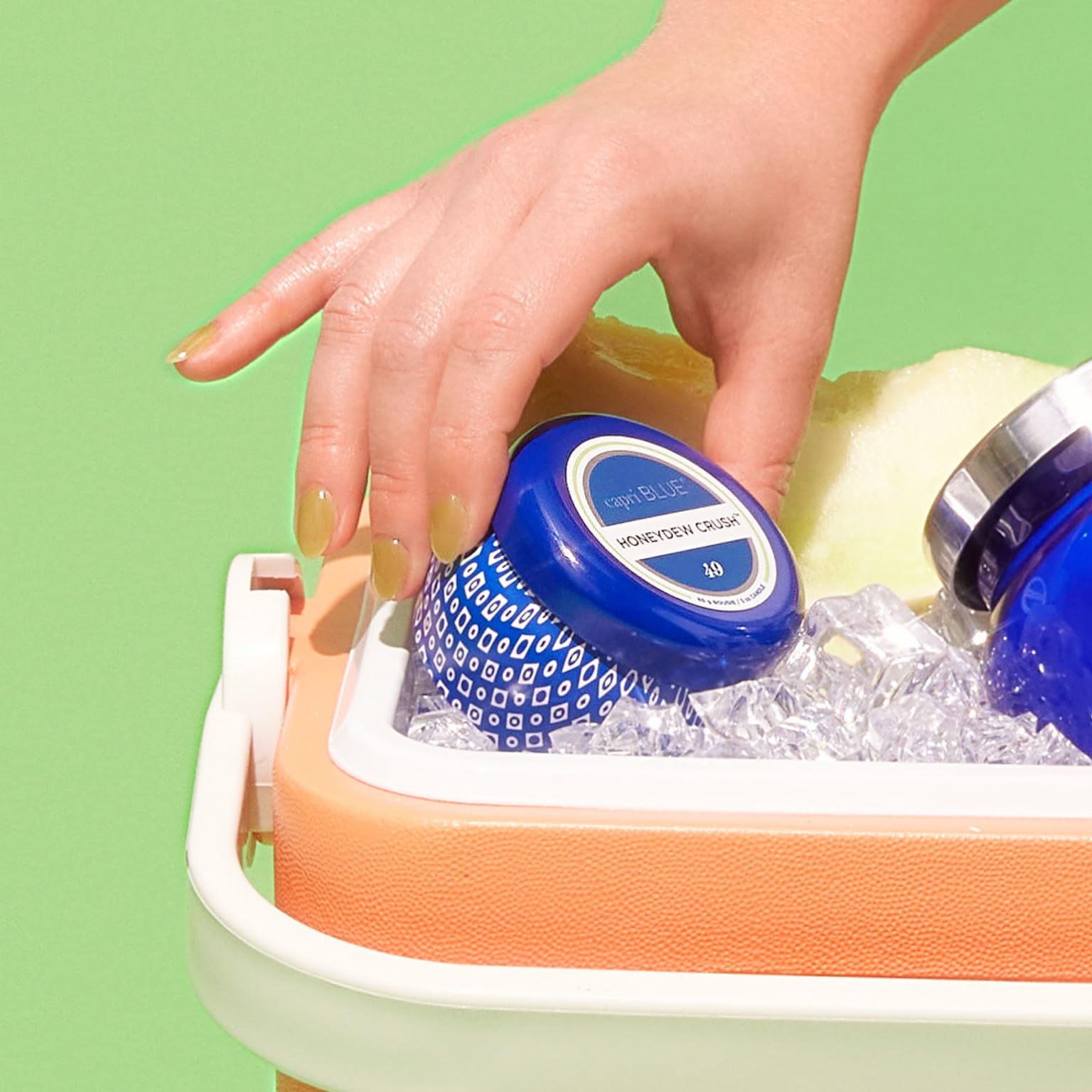 Capri Blue Scented Travel Tin Jar Candle - Luxury Candle with a Soy Wax Blend - Highly Scented (Honeydew Crush, 3 oz) - Image 4