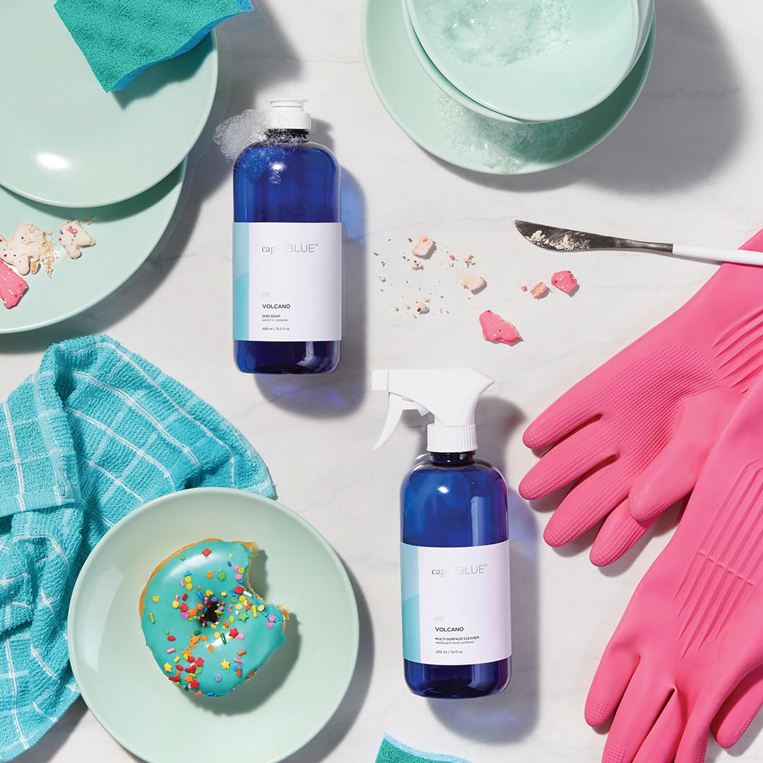 Capri Blue Volcano Dish Soap Liquid for Dish Washing - Scented Dish Soap Refills - Vegan & Cruelty Free Dishwashing Liquid Soap - Non-toxic Cleaning Supplies (16.5 fl oz) - Image 4