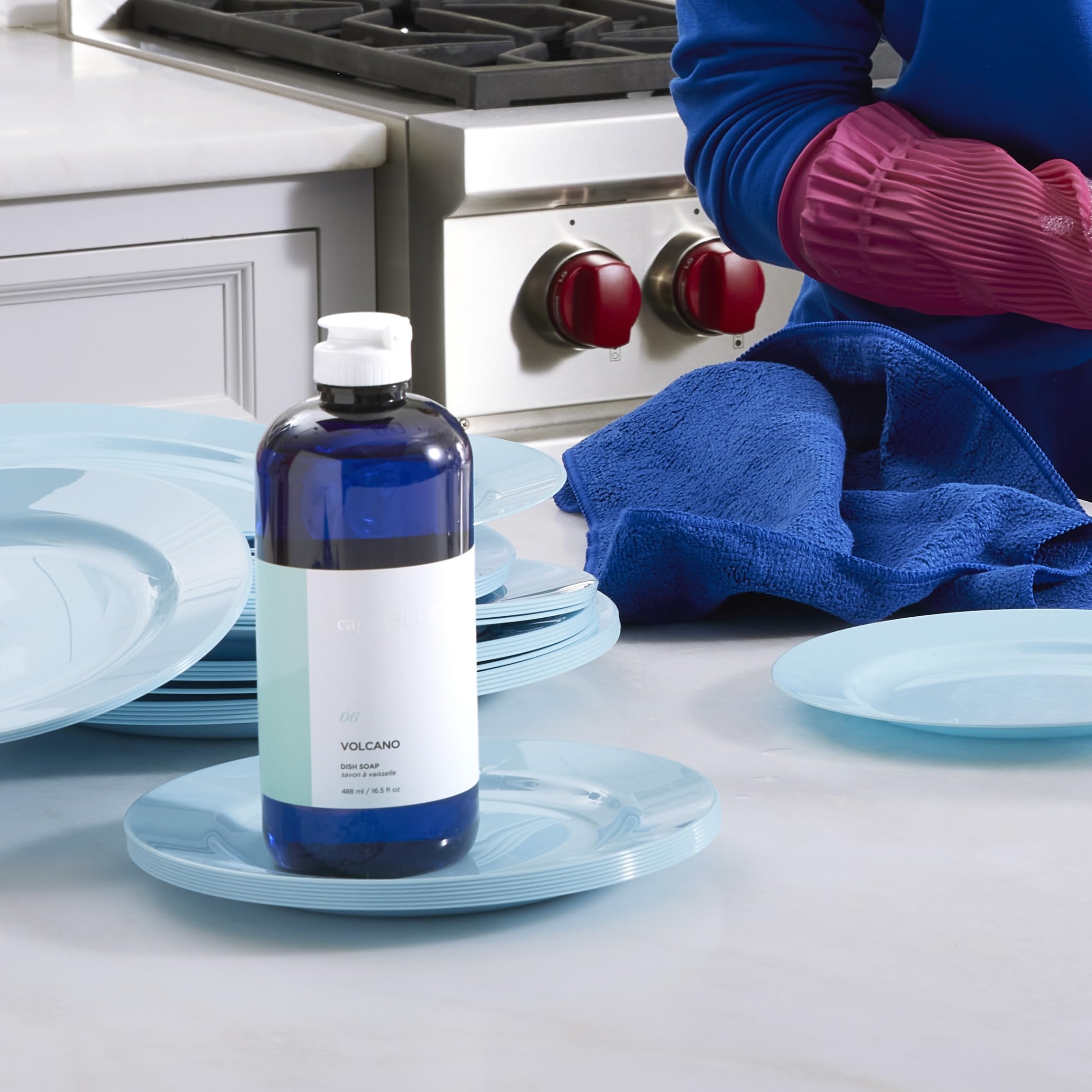 Capri Blue Volcano Dish Soap Liquid for Dish Washing - Scented Dish Soap Refills - Vegan & Cruelty Free Dishwashing Liquid Soap - Non-toxic Cleaning Supplies (16.5 fl oz) - Image 7