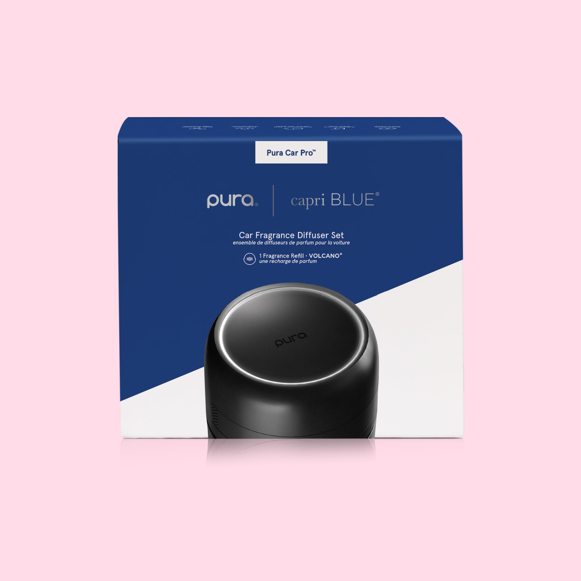 Capri Blue Volcano Pura Car Pro Diffuser Set - Includes Pura Car Pro Diffuser and Capri Blue Volcano Air Freshener Refills - Scented with Notes of Tropical Fruits & Sugared Citrus - Image 8